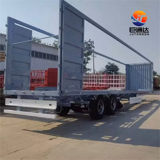 3 essieux personnalisés spéciaux 40 pieds pour semi-remorque latérale à rideau